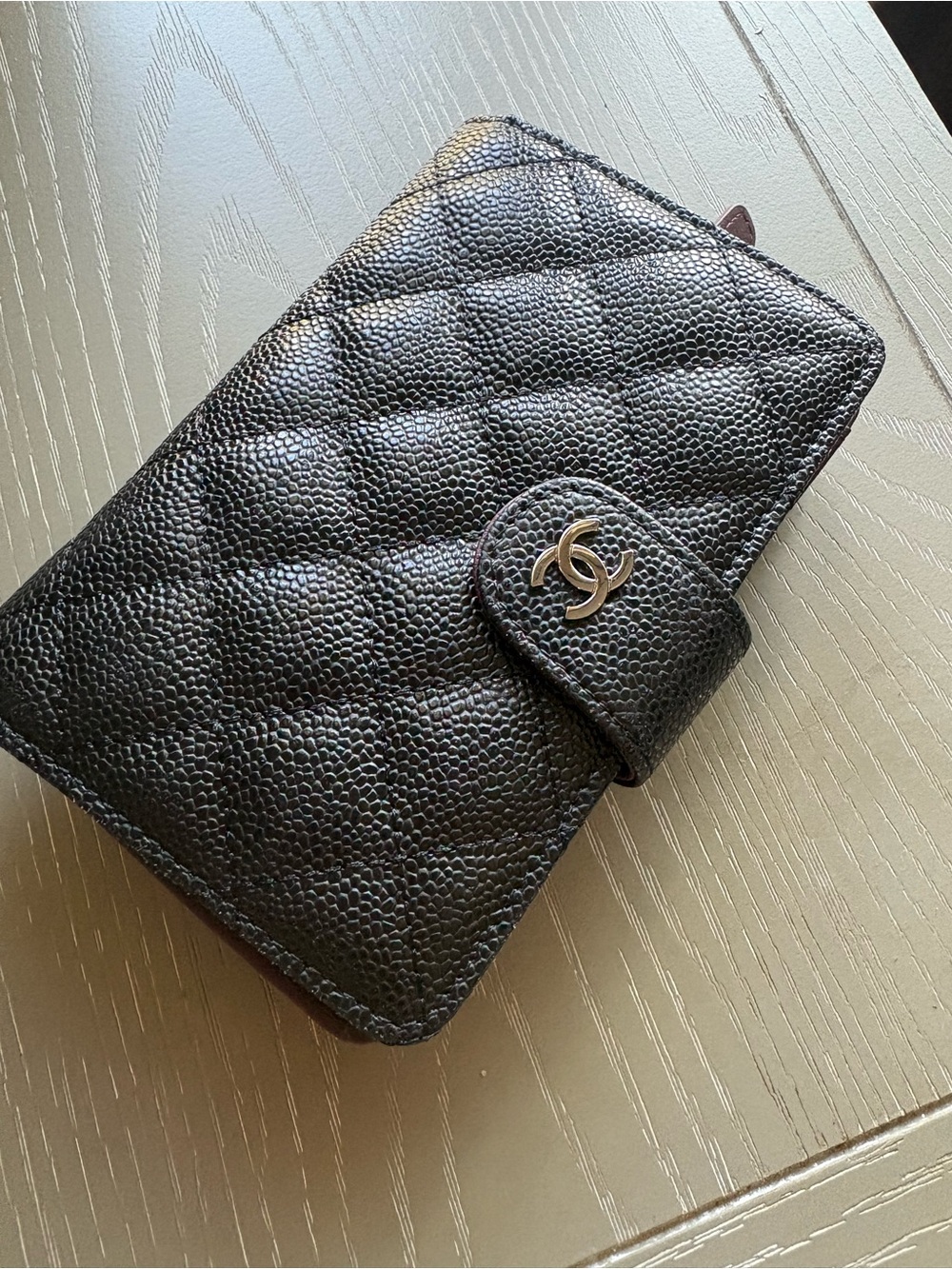 FASHION Black Caviar with Silver Hardware Wallet - Picture 13 of 15